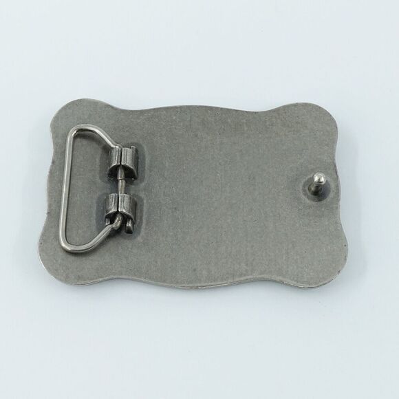 VTG 4 Belt Buckle St Justin Celtic Liberty Statue Sailing Ship God Bless America - Picture 11 of 16